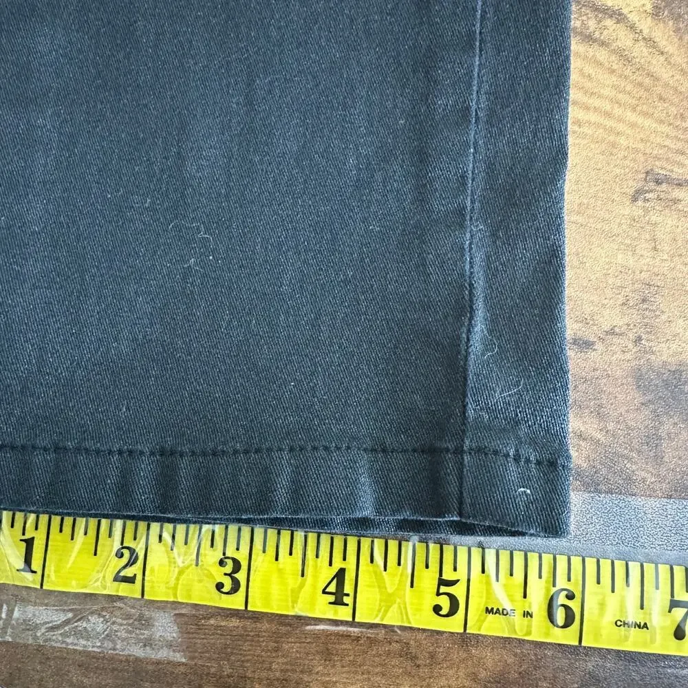 Inc Womens Jeans Sz 4P Black Low Rise Distressed Skinny Grunge Goth Punk VGUC